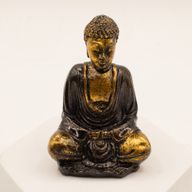 guld mini Buddha (assorterade färger)