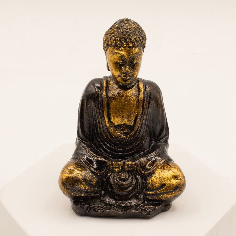 guld mini Buddha (assorterade färger)