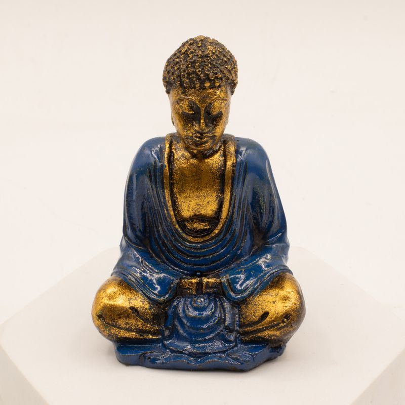 guld mini Buddha (assorterade färger)