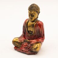guld mini Buddha (assorterade färger)