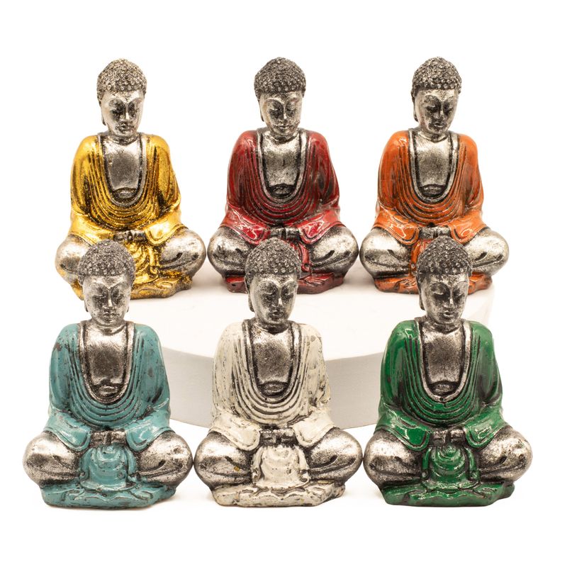 Silver Mini Buddha (Blandade färger)