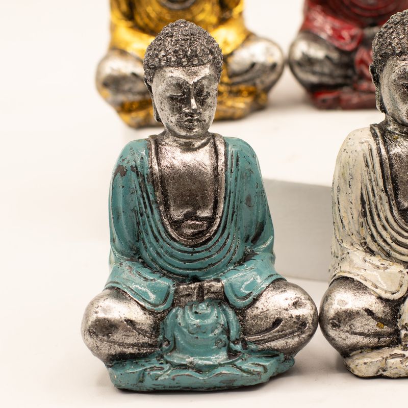 Silver Mini Buddha (Blandade färger)