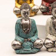 Silver Mini Buddha (Blandade färger)