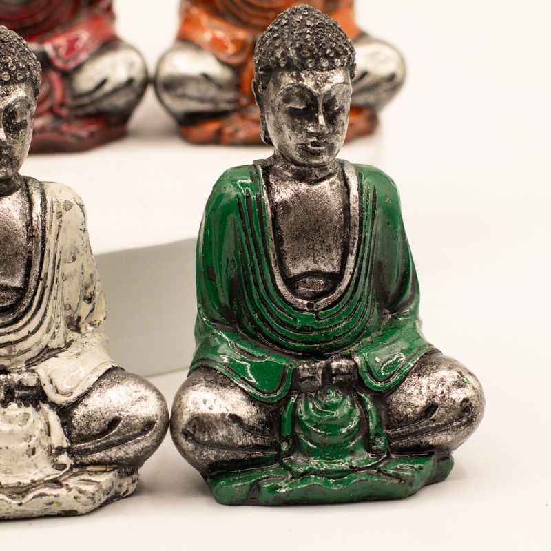 Silver Mini Buddha (Blandade färger)