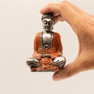 Silver Mini Buddha (Blandade färger)