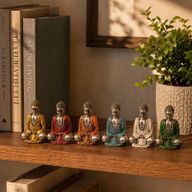 Silver Mini Buddha (Blandade färger)