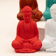 matt Mini Buddha (Blandade färger)