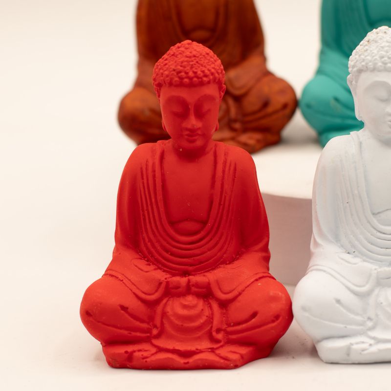 matt Mini Buddha (Blandade färger)