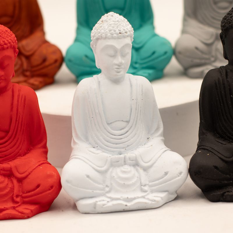 matt Mini Buddha (Blandade färger)