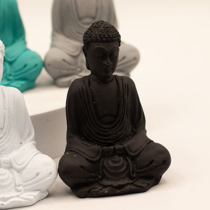 matt Mini Buddha (Blandade färger)