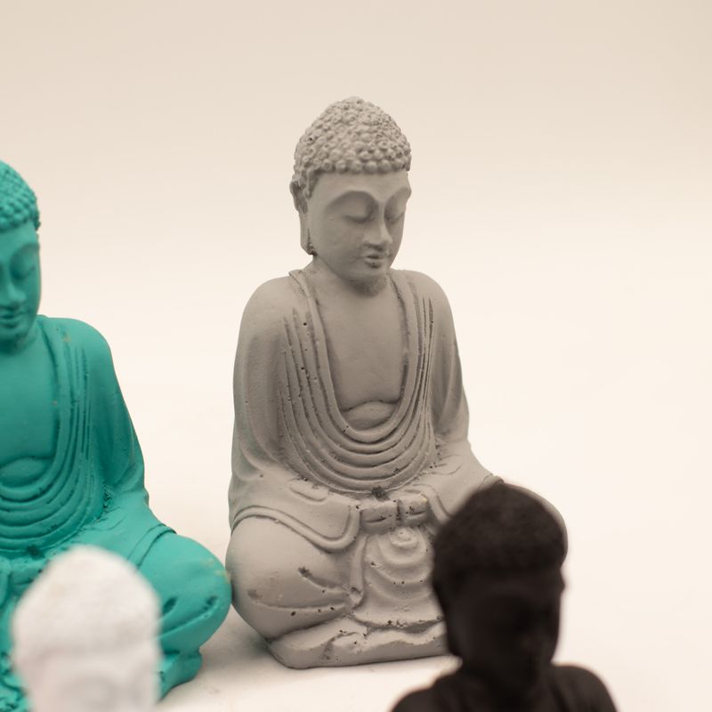 matt Mini Buddha (Blandade färger)