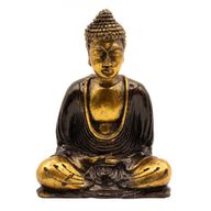Svart och guld Buddha - Medium