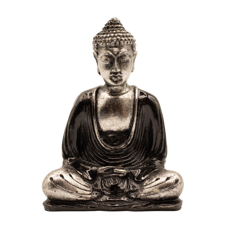 Svart & Grå Buddha - Medium