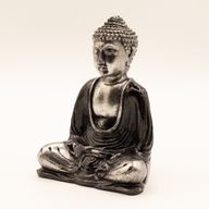 Svart & Grå Buddha - Medium
