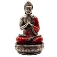 Buddha ljusstake - röd - medium