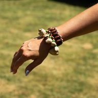 Kenari-skal handskakare - skallra-armband (15 stycken)