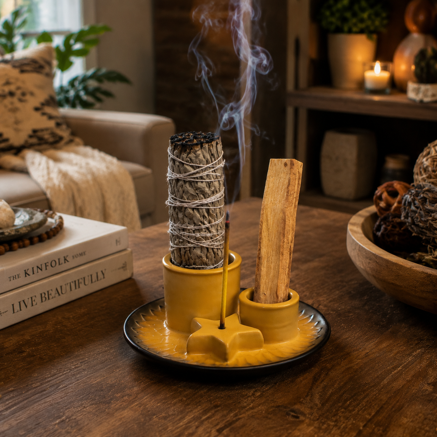 Hållare till Palo Santo & Smudges