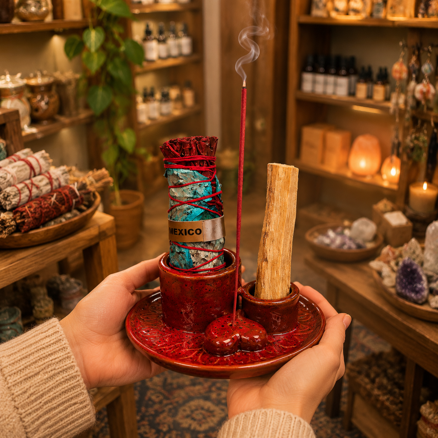 Hållare till Palo Santo & Smudges