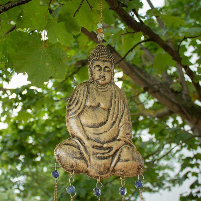 Indiska klockor - Stor Buddha 5 klockor
