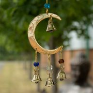 Indiska vindklockor - Moon Drop - 10 klockor - 6.5x63cm