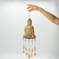 Indiska klockor - Stor Buddha 5 klockor