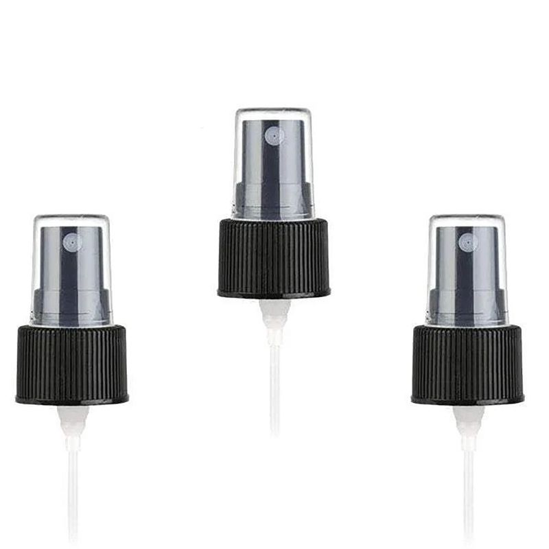 Spraykork bärnstensfärgad Bostonflaska (för 120 ml) - svart plast 22-410