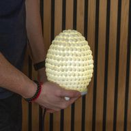 Boho Havsskal Lampa - Buting Shell Oval - 15 cm