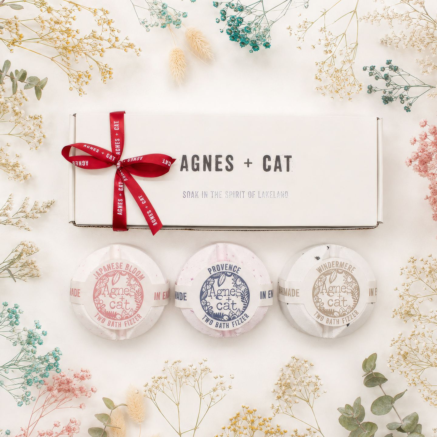 Agnes + Cat Presentset med Badtabletter