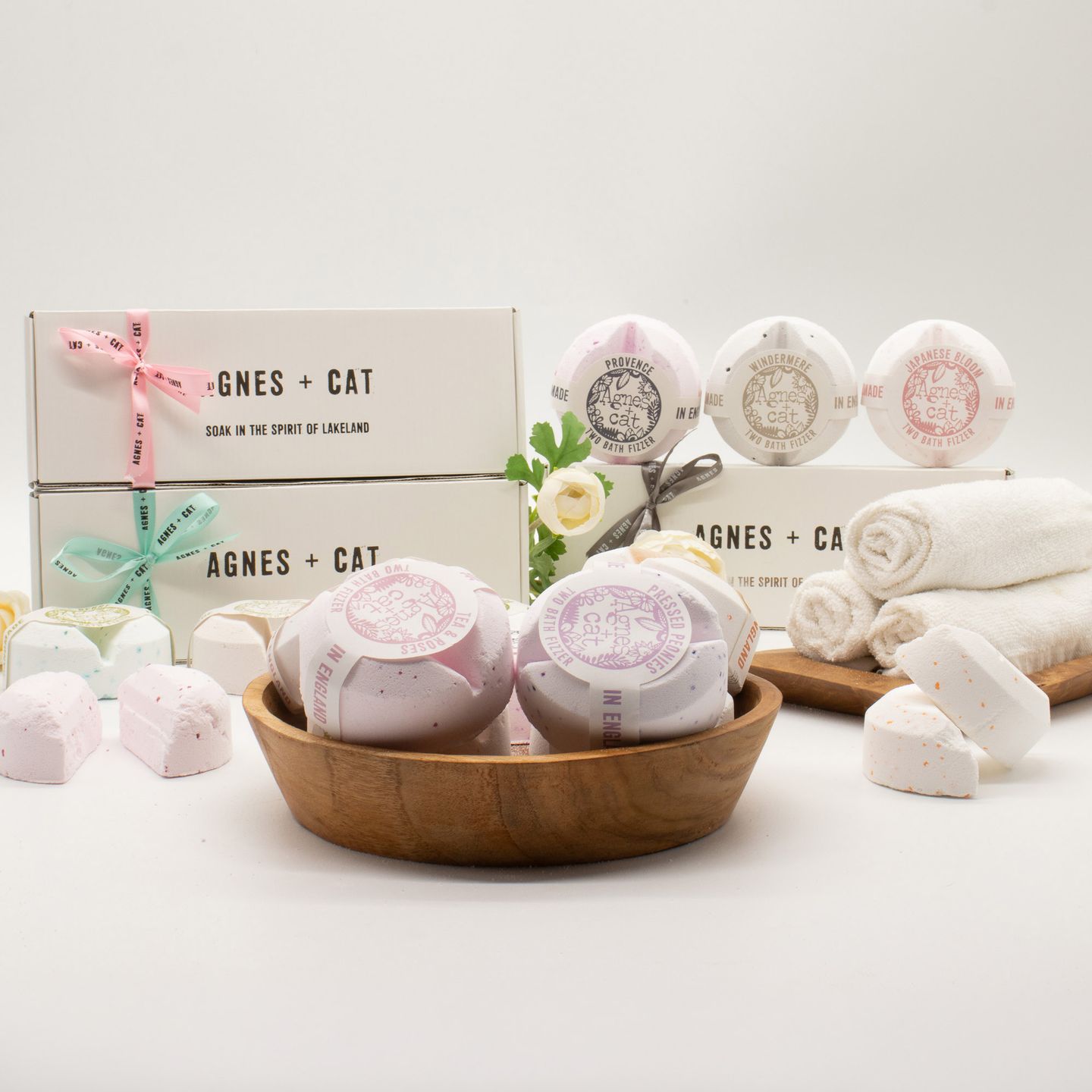 Agnes + Cat Presentset med Badtabletter