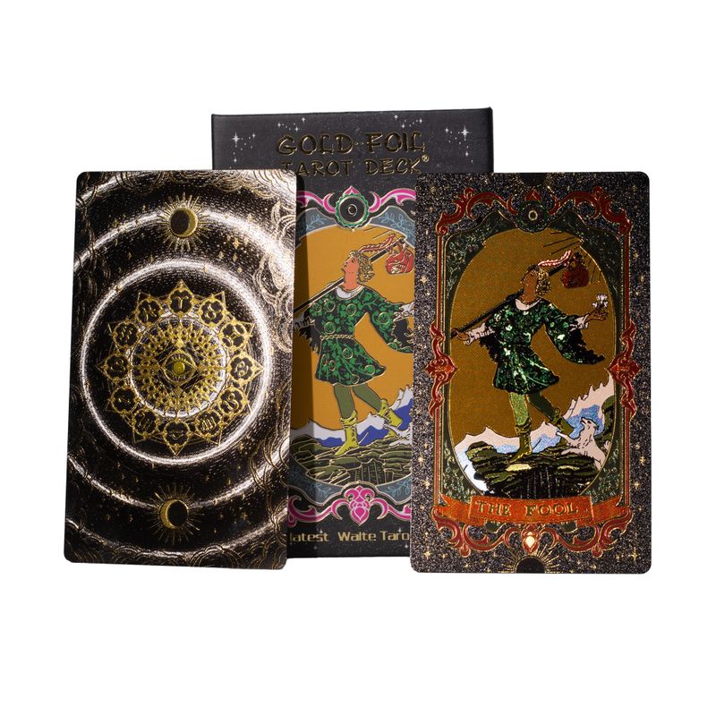 Guldfolie Tarotkortset - med häfte