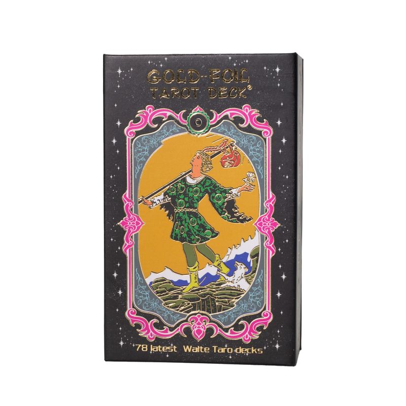 Guldfolie Tarotkortset - med häfte