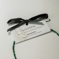Nymph Spirit ädelstenshalsbandsset - Skogsånd