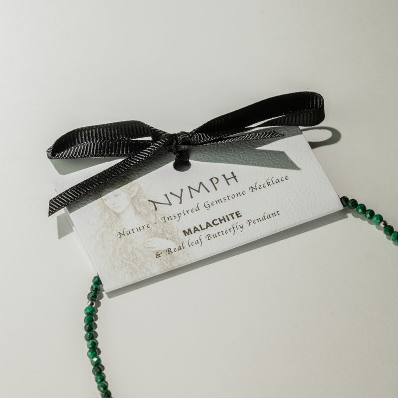 Nymph Spirit ädelstenshalsbandsset - Skogsånd