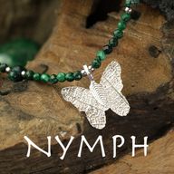 Nymph Spirit ädelstenshalsbandsset - Skogsånd