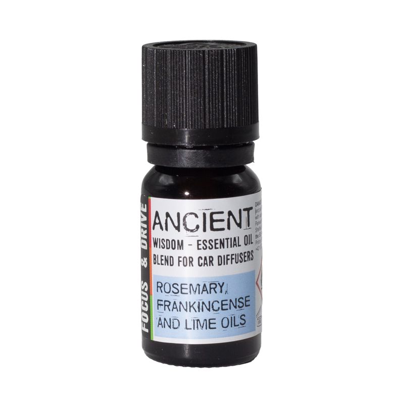 10 ml aromaterapi bilblandning - fokus och körförmåga