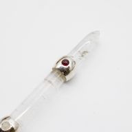 Himmelsk prismstav - ametist rörlig kristallkula kvartsstam - 12 cm
