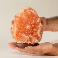 Kvalitetsnaturlig saltlampa - & bas ca 2-3 kg