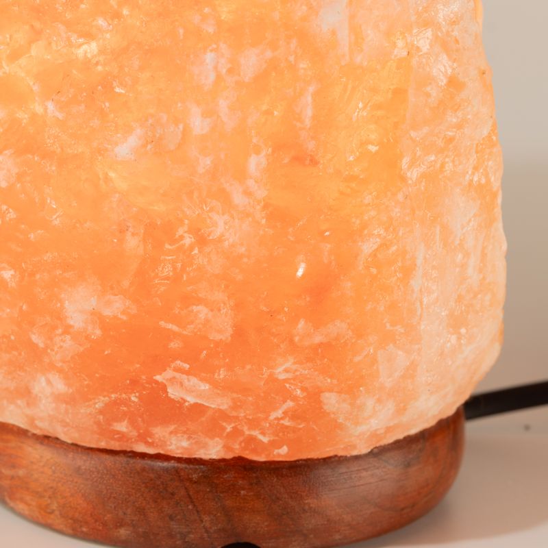Kvalitets naturlig saltlampa - & bas ca 3-5 kg
