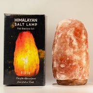 Högkvalitativ naturlig saltlampa - och bas cirka 8–10 kg