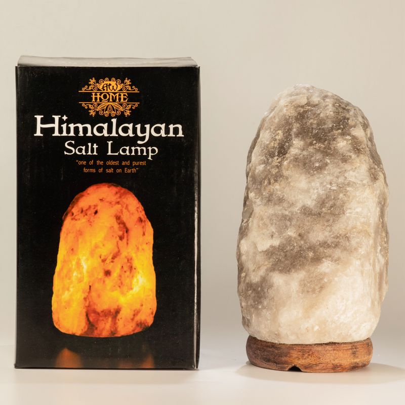 Grå Himalayasaltlampa - 2-3 kg