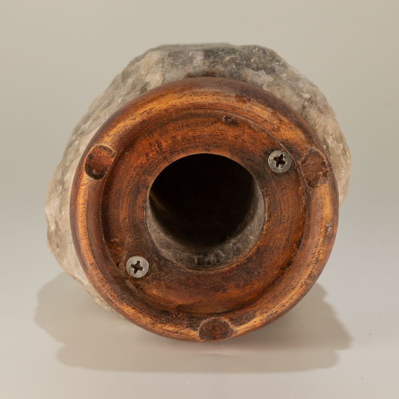 Grå Himalayasaltlampa - 1,5 - 2 kg