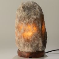 Grå Himalayasaltlampa - 1,5 - 2 kg