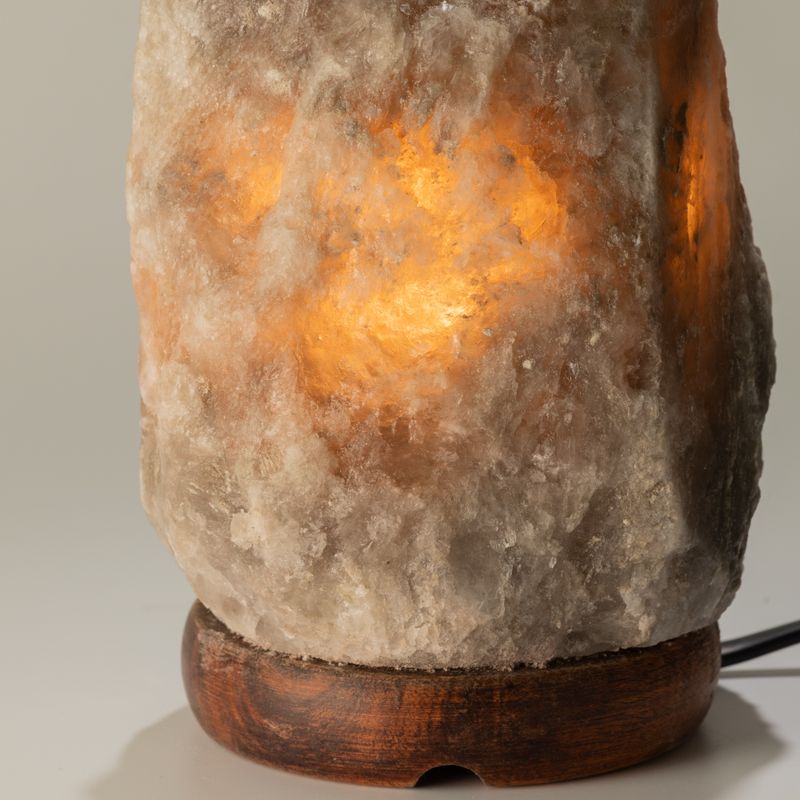 Grå Himalayasaltlampa - 1,5 - 2 kg