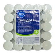 Doftfritt te-ljus (4 timmar)