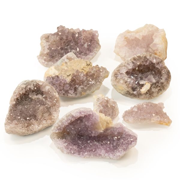 Små blandade ametistgeoder - 3-5 cm (ca 1 kg) 4-6 stycken