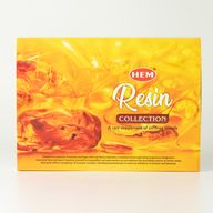 HEM Hexagonalt rökelse - Resinkollektion & aska-fångare (assorterat paket 6)