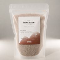 Doftljus Sand - Latte Beige - Ren Sinnesro - 300 g