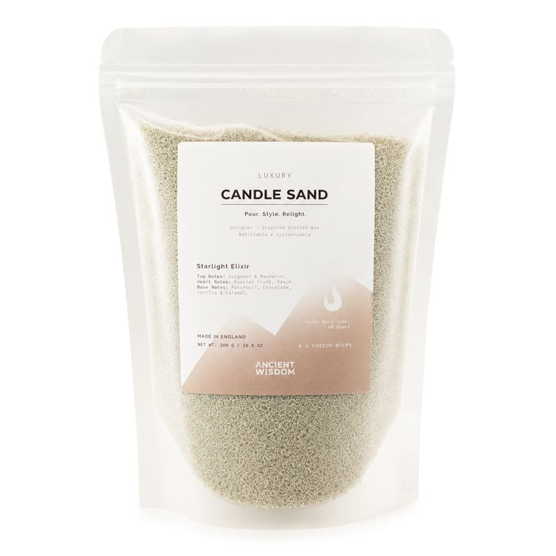 Doftande ljussand - Vit - Starlight Elixir - 300 g