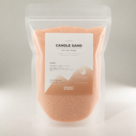 Doftljus Sand - Taupe Orange - koboltblå - 300 g