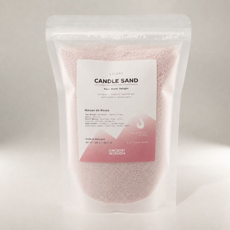 Doftande ljussand - Dammrosa - Maison de Roses - 300g